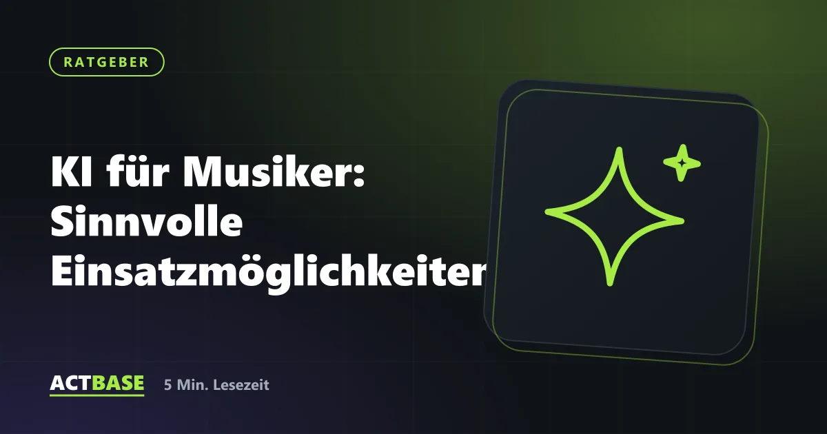 Titelbild zum Ratgeber: KI für Musiker: Sinnvolle Einsatzmöglichkeiten