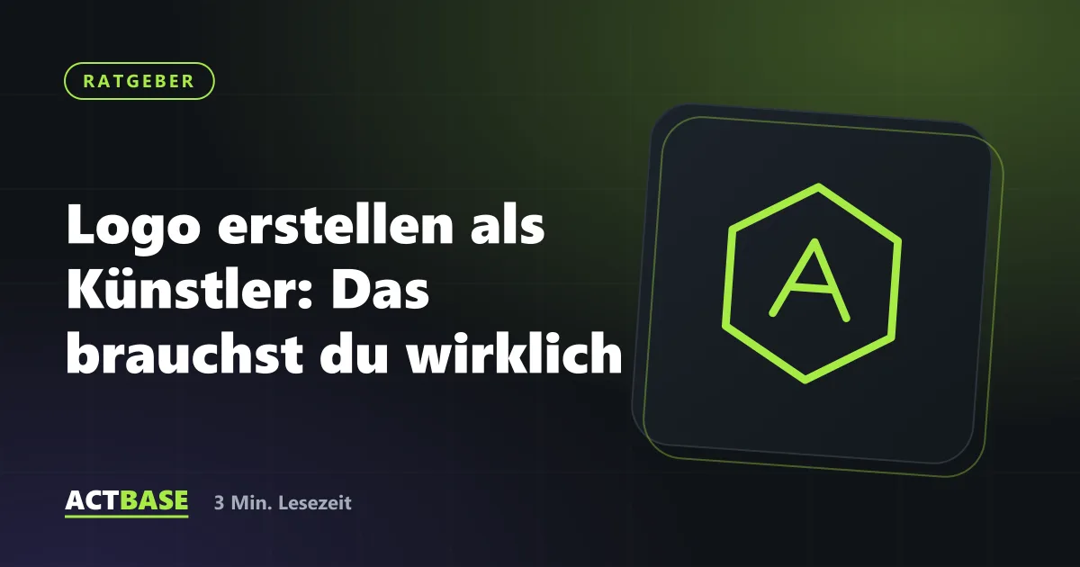 Titelbild zum Ratgeber: Logo erstellen als Künstler: Das brauchst du wirklich