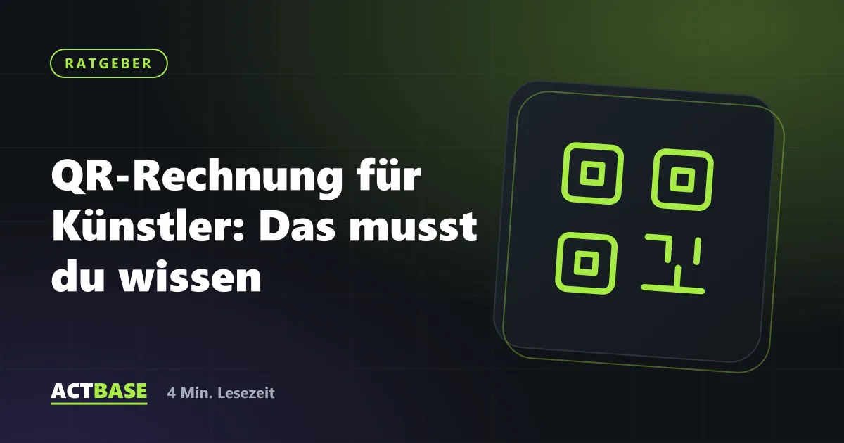 Titelbild zum Ratgeber: QR-Rechnung für Künstler: Das musst du wissen