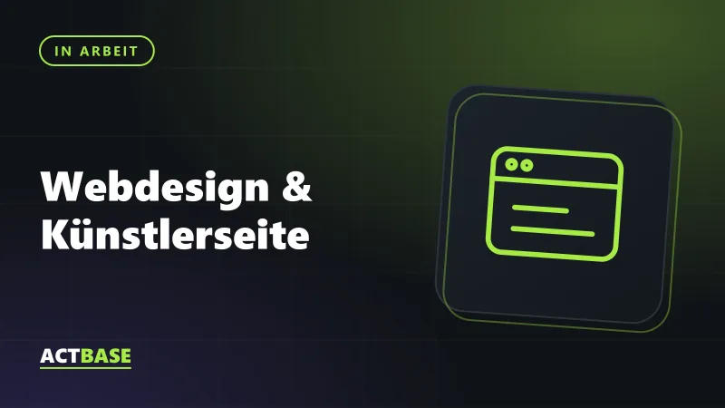 Kachelbild: Webdesign & Künstlerseite